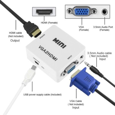 MINI CONVERTISSEUR VGA2HDMI _ RS-VGAHD2-3